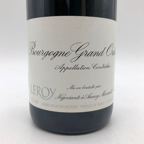 ルロワ ブルゴーニュ グラン オルディネール 2009 750ml 12.5% Leroy Bourgogne Grand Ordinaire ブルゴーニュワイン【K2】