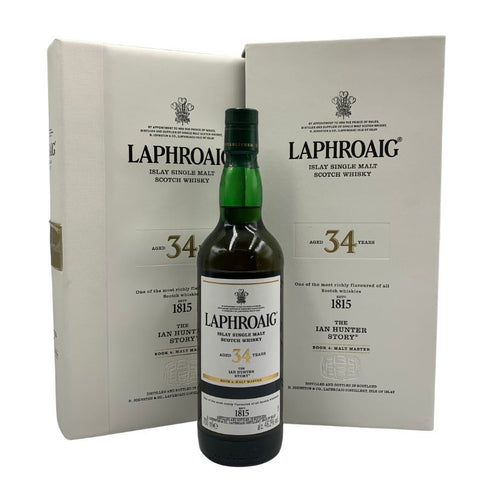 ラフロイグ 34年 34年 ザ イアン ハンター ストーリー ブック 4 700ml 56.4% LAPHROAIG THE IAN HUNTER STORY 4 スコッチウイスキー【同梱不可】【L4】