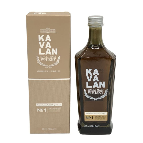 カバラン ディスティラリーセレクト No1 シングルモルト 200ml 40% KAVALAN ウイスキー【A4】
