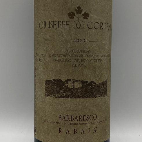 バルバレスコ ラバヤ 2020 ジュゼッペ コルテーゼ 750ml 14.5% Barbaresco イタリアワイン【C2】