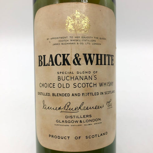 ブラック&ホワイト ブキャナンズ チョイス オールド ティンキャップ 43% 760ml BLACK&WHITE BUCHANAN'S CHOICE スコッチウイスキー【R2】