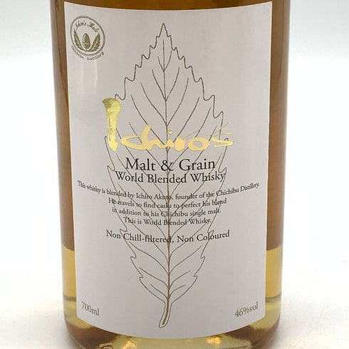 東京都限定◆イチローズモルト&グレイン ワールド ブレンデッド ウイスキー ホワイトラベル 700ml 46% Ichiro's Malt & Grain World Blended Whisky 【I】