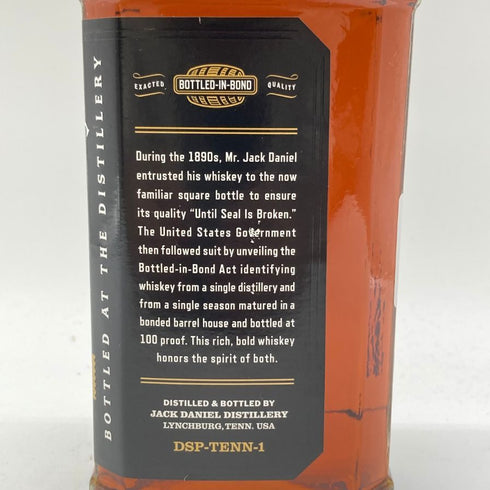 ジャックダニエル ボトルド イン ボンド 100proof 1000ml 50% JACK DANIEL'S BOTTLE IN BOND 【X4】