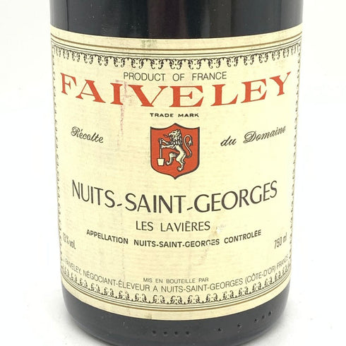 フェヴレ ニュイ サン ジョルジュ レ ラヴィエール 1990 750ml 13% FAIVELEY Nuits Saint Georges Les Lavieres 【N4】