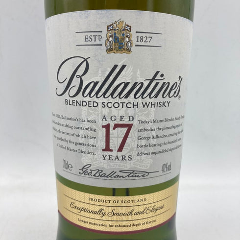 バランタイン 17年 700ml 40% Ballantine’s 【SKU】