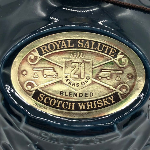 シーバス ブラザーズ ロイヤルサルート 21年 青陶器 1000ml 40% CHIVAS BROTHERS ROYAL SALUTE スコッチウイスキー1667g【S2】