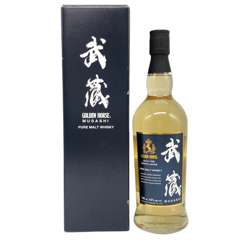 東京都限定◆ゴールデンホース 武蔵 ピュアモルト ウイスキー 700ml 43% GOLDEN HORSE 【M0】