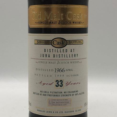 ダグラスレイン ジュラ 33年1966-1999 オールド モルト カスク OMC 700ml 50% Isle of Jura 1966 33 Year Old Old Malt Cask Douglas Laing スコッチウイスキー【X4】