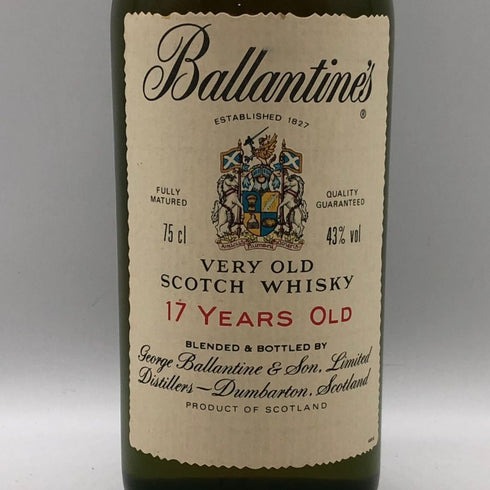 バランタイン 17年 ベリーオールド 青青紋章 750ml 43% Ballantine's スコッチウイスキー【G1】