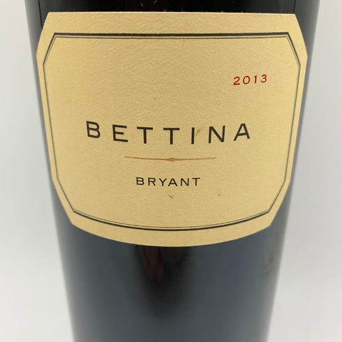 ブライアント ファミリー ベッティーナ ナパヴァレー 2013 14% 750ml Bryant Family Vineyard BETTINA Napa Valley 【L1】