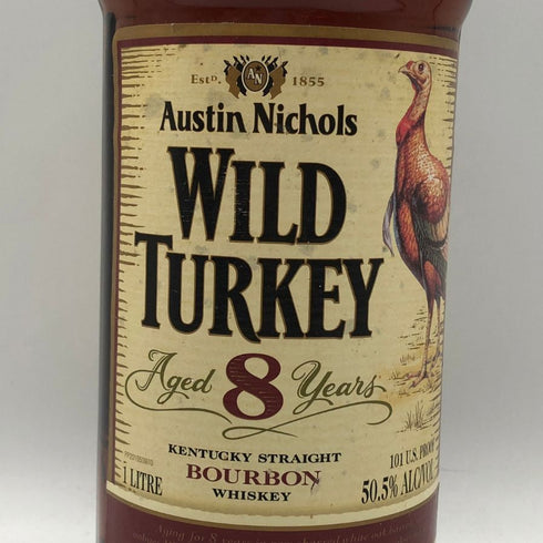ワイルド ターキー 8年 レッドキャップ 1LITRE 1000ml 50.5% WILD TURKEY バーボン【U0】