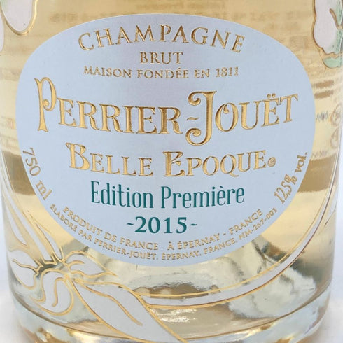 ペリエジュエ ベルエポック エディション プルミエール 750ml 2015 PERRIER JOUET BELLE EPOQUE EDITION PREMIERE 【A2】