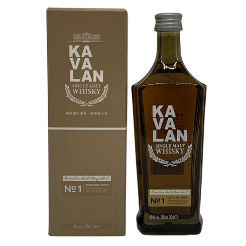 カバラン ディスティラリーセレクト No1 シングルモルト 200ml 40% KAVALAN ウイスキー【C2】
