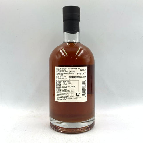 コーヴァル ミレット シングルバレル 750ml 40% KOVAL 【SKU】
