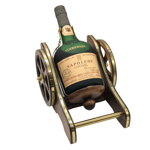 クルボアジェ ナポレオン 700ml 40% コニャック ブランデー 砲台付 台座 木枠 古酒 COURVOISIER NAPOLEON ブランデー【H3】