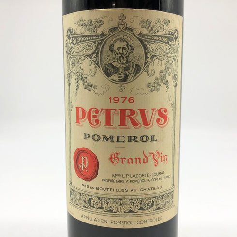 【同梱不可】シャトー ペトリュス 1976 度数不明 730ml CHATEAU PETRUS ブルゴーニュワイン【AFA15】