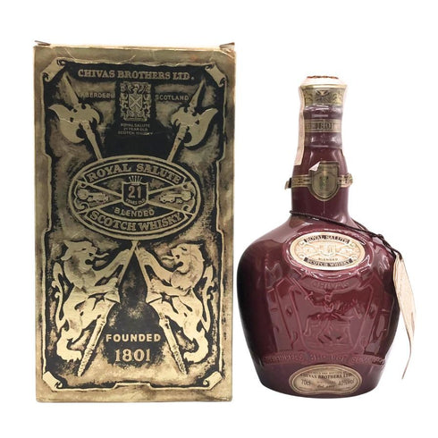 シーバス ブラザーズ ロイヤル サルート 21年 赤陶器 700ml 40% CHIVAS BROTHERS ROYAL SALUTE スコッチウイスキー1278g【R1】