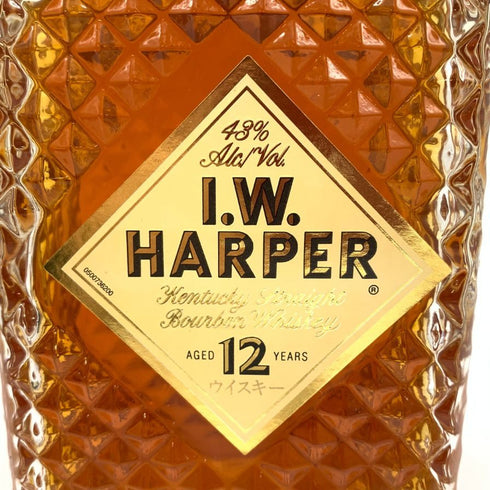 IW ハーパー 12年 旧ボトル 750ml 43% I.W.HARPER バーボン【J1】