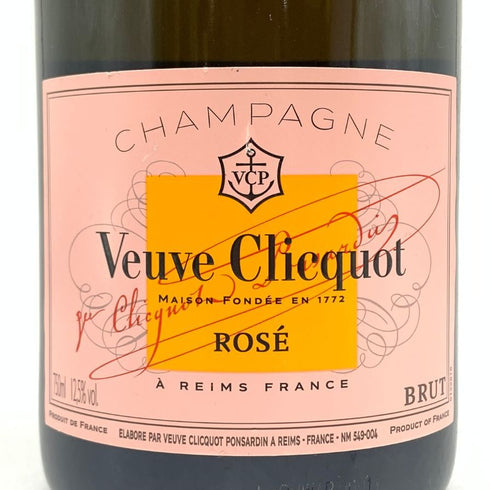 ヴーヴ クリコ ロゼ ローズラベル 750ml 12.5% Veuve Clicquot Rose Label シャンパン【J4】