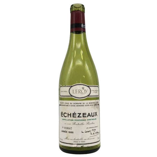 ドメーヌ ド ラ ロマネコンティ エシェゾー 1986 750ml 空き瓶 DRC Domaine de la Romanee-Conti ECHEZEAUX【B1】