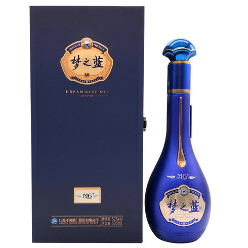 DREAM OF THE BLUE 梦之藍 M6+ 500ml 52% YANGHEDAQU 中国酒1354g【Z1】