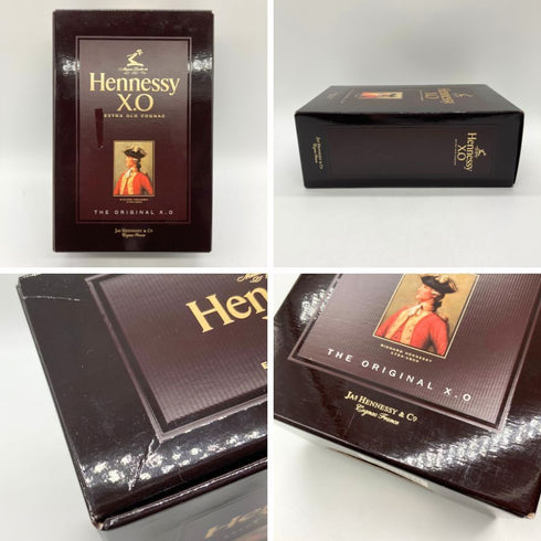 ヘネシー XO 金キャップ グリーンボトル 750ml 40% Hennessy コニャック【N1】