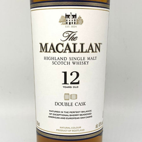 ザ マッカラン 12年 ダブルカスク 700ml 40% The MACALLAN 箱付 スコッチウイスキー【N4】