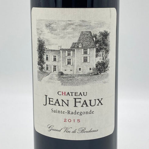 シャトー ジャン フォー ルージュ 2015 750ml 15% Chateau Jean Faux Rouge ボルドーワイン【F1】