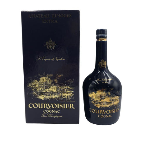 クルボアジェ シャトー リモージュ エクストラ 陶器ボトル 40% 700ml COURVOISIER コニャック1462g【X】