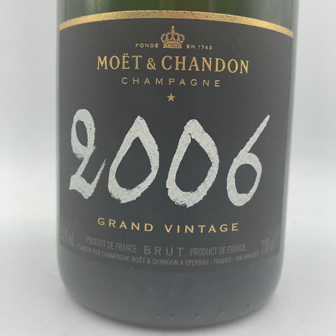 モエ エ シャンドン ブリュット 白 グランヴィンテージ 2006 750ml 12.5% Moet & Chandon GRAND VINTAGE シャンパン【Z4】