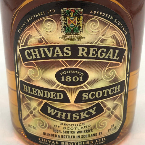 シーバスリーガル 12年 1801 プレミアムスコッチウイスキー 760ml 40% CHIVAS REGAL PREMIUM SCOTCH WHISKY スコッチウイスキー【O2】