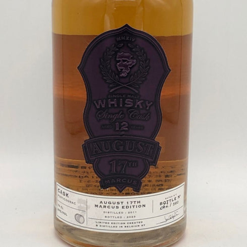マーカス 12年 シングルカスク オーガスト 17th コニャック カスク 60% 700ml Marcus 12years Augst 17th Port Congnac Cask ウイスキー【I4】