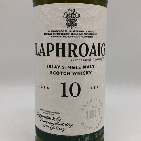 ラフロイグ 10年 シングルモルト スコッチウイスキー 700ml 40% LAPRHROAIG スコッチウイスキー【Q2】