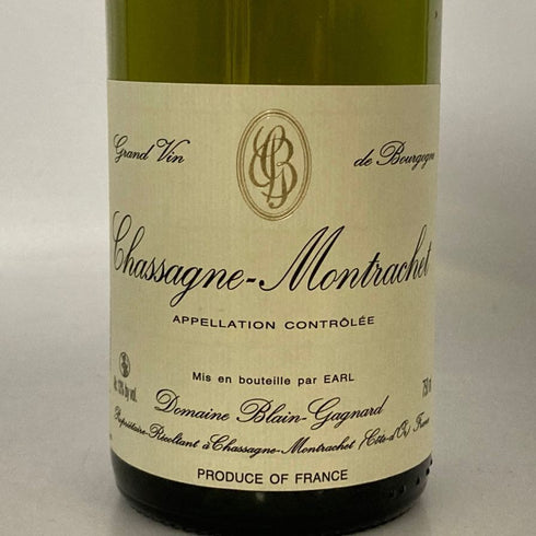 ブラン ガニャール シャサーニュ モンラッシェ 2022 750ml 13% Blain Gagnard Montrachet 白ワイン【J4】