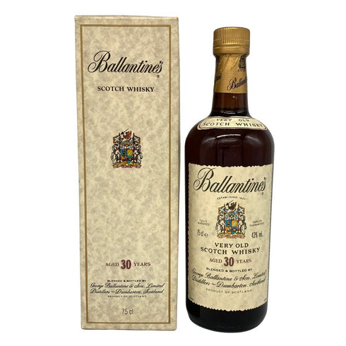 バランタイン 30年 ベリーオールド 金キャップ 青青紋章 750ml 43% Ballantine's VERY OLD スコッチウイスキー【J2】