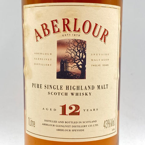 アベラワー 12年 シングルハイランドモルト 1000ml 43% ABERLOUR SINGLE HIGHLAND MALT 【C】