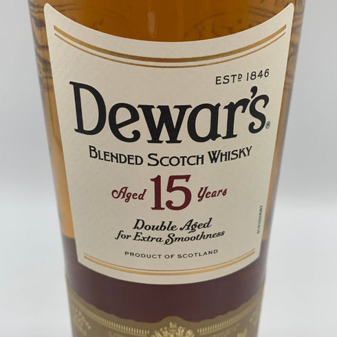 デュワーズ 15年 ダブルエイジド 750ml 40% Dewars スコッチウイスキー【I4】