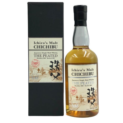 東京都限定◆イチローズモルト 秩父 シングルモルト ザ ピーテッド 2010-2013 700ml 53.5% ICHIRO'S MALT CHICHIBU The Single Malt THE Peated 【P2】