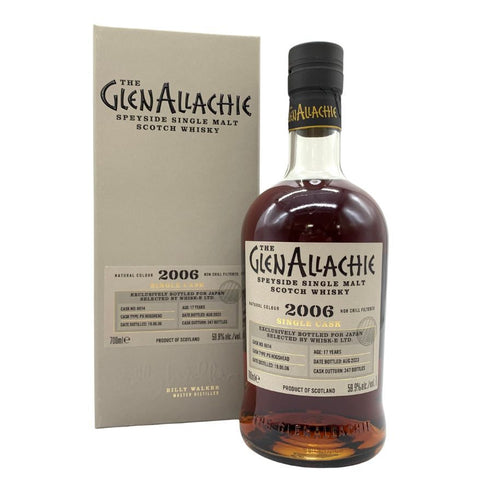 グレンアラヒー 17年 2006 シングルカスク PXシェリーホグスヘッド 700ml 59.9% GLEN ALLACHIE SINGLE CASK PX HOGSHEAD 【F4】