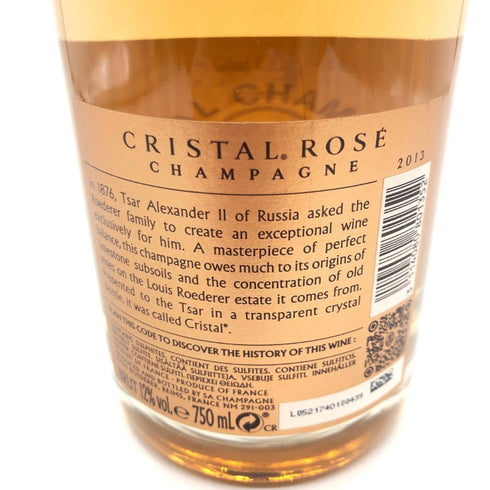 ルイロデレール クリスタル ロゼ 2013 750ml 12% LOUIS ROERDER 【G4】