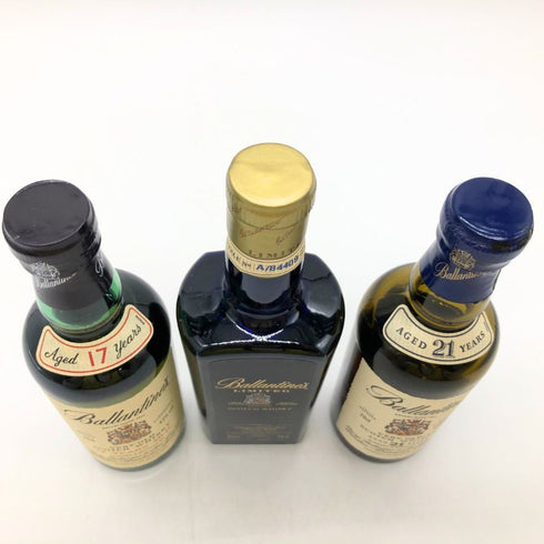 東京都限定◆バランタイン プレミアムコレクション 200ml 43% Ballantine's 3本セット 【I1】
