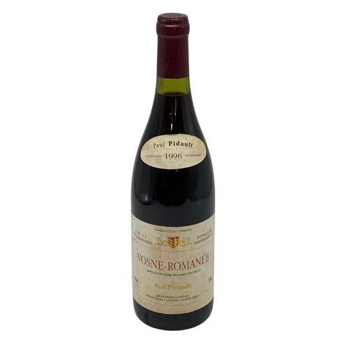 ポール ピドー ヴォーヌロマネ 1996 750ml 14% Paul Pidault Vosne-Romanee ブルゴーニュワイン【M4】