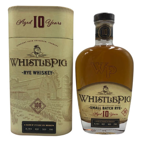 ホイッスルピッグ 10年 スモール バッチ ライ 700ml WHISTLEPIG アメリカウイスキー【O2】