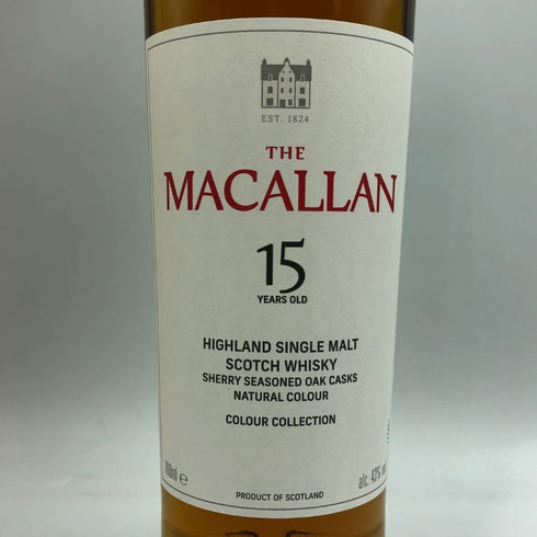 マッカラン 15年 シェリーシーズンド オークカスク カラーコレクション 700ml 43% THE MACALLAN スコッチウイスキー【M1】