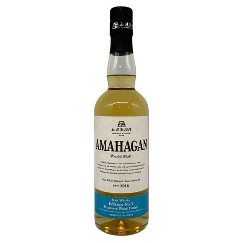 東京都限定◆長濱蒸留所 アマハガン エディション No.3 ミズナラウッドリザーブ 700ml 47% AMAHAGAN 【A4】