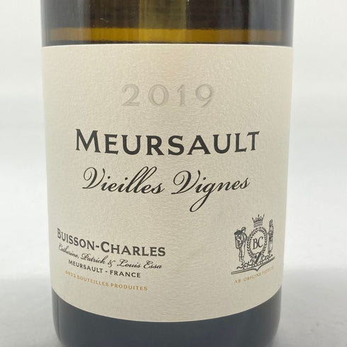 ビュイッソン シャルル ムルソー VV 2019 750ml 13% BUISSON-CHARLES MEURSAULT 白ワイン【I2】
