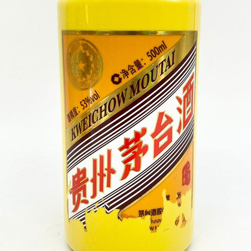 貴州茅台酒 五星ラベル 乙未羊年 黄陶器ボトル 2015 500ml 53% MOUTAI KWEICHOW 884g【E2】