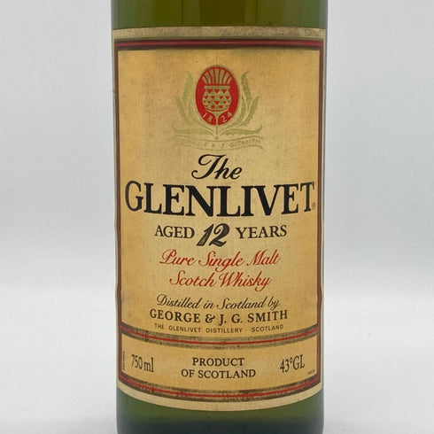 グレンリベット 12年 ピュアシングルモルト スコッチウィスキー 750ml THE GLENLIVET スコッチウイスキー【J4】