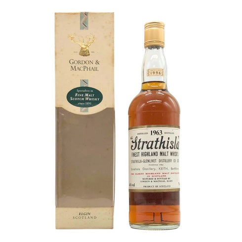 【同梱不可】ゴードン&マクファイル ストラスアイラ 1963-1996 700ml 40% Strathisla GORDON&MACPHAIL スコッチウイスキー【E4】