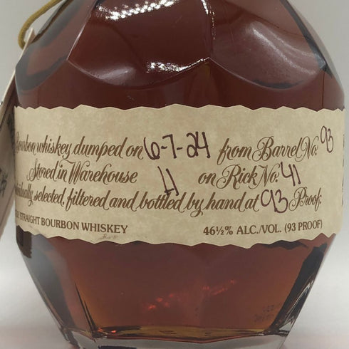 ブラントン シングルバレル 2024 750ml 46.5% Blanton's SINGLE BARREL バーボン【M2】
